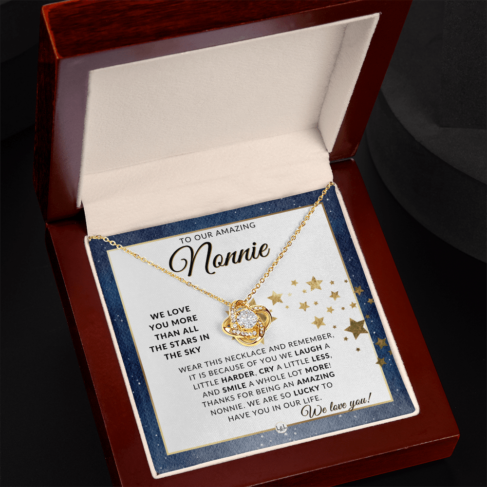 Our Nonnie Gift - Meaningful Necklace - Great For Mother's Day, Christmas, Her Birthday, Or As An Encouragement Gift