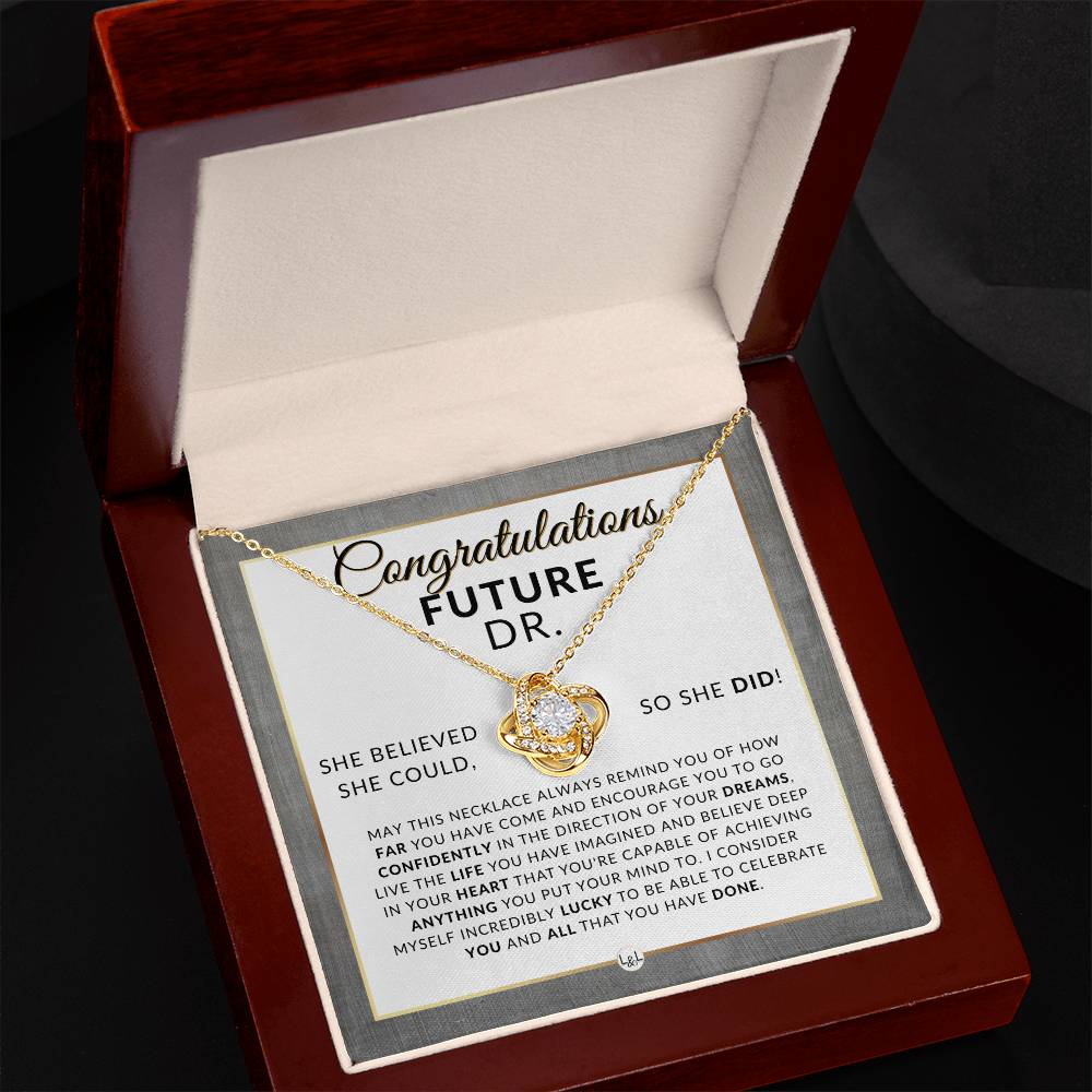 Match Day Celebration Necklace Gift – Congratulations & New Chapter Keepsake - Liliana and Liam