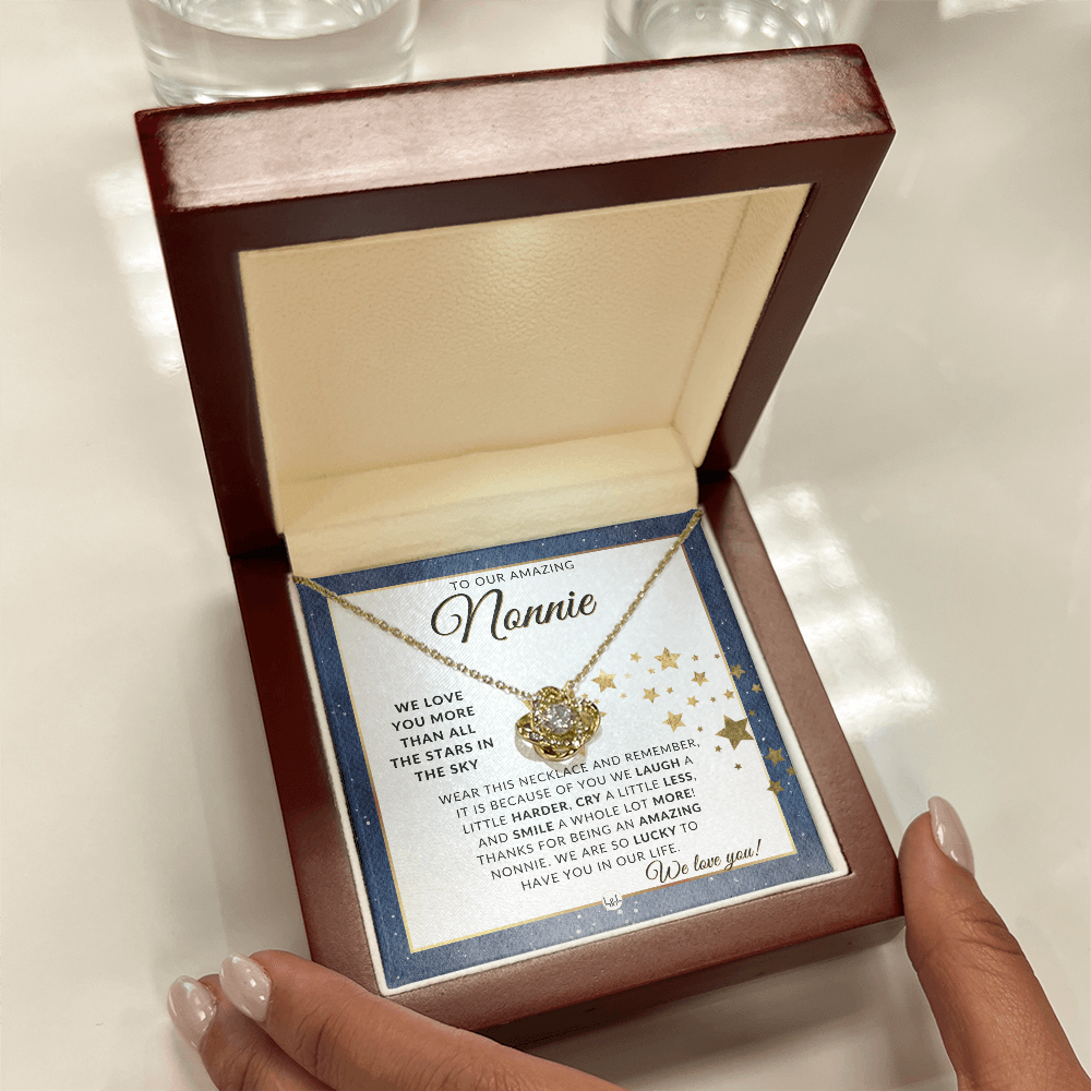 Our Nonnie Gift - Meaningful Necklace - Great For Mother's Day, Christmas, Her Birthday, Or As An Encouragement Gift