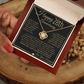 28th Anniversary Gift For Wife - Beautiful Women's Pendant Necklace + Heartfelt Anniversary Message - Liliana and Liam