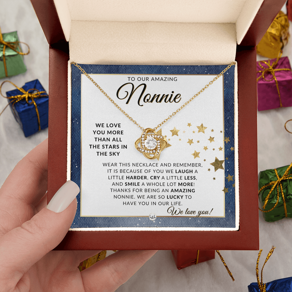Our Nonnie Gift - Meaningful Necklace - Great For Mother's Day, Christmas, Her Birthday, Or As An Encouragement Gift