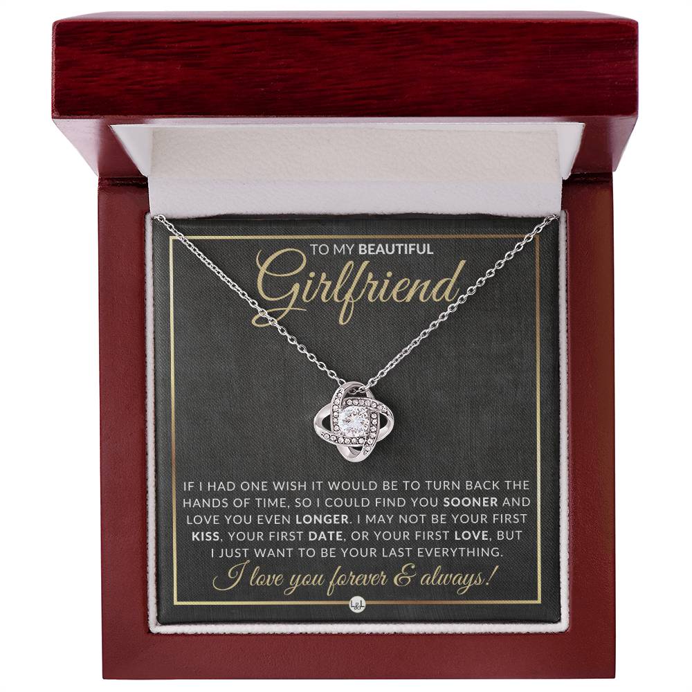 Special Gift For Girlfriend - Pendant Necklace - Sentimental and Romantic Christmas Gift, Valentine's Day, Birthday or Anniversary Present