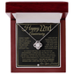 22nd Anniversary Gift For Wife - Elegant Knot Pendent Necklace - Liliana and Liam