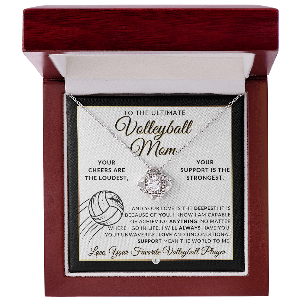 Ultimate Volleyball Mom Necklace - Gift for Volleyball Mom