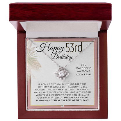 13th Birthday - Knot Pendent Necklace - Gift For Her - Liliana and Liam