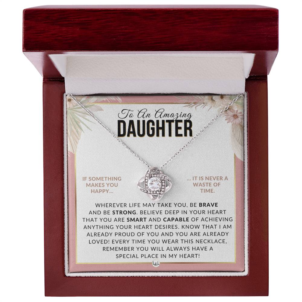 Daughter Gift - Special Place In My Heart - Meaningful Gift For Her Birthday, Christmas or For Graduation - Liliana and Liam