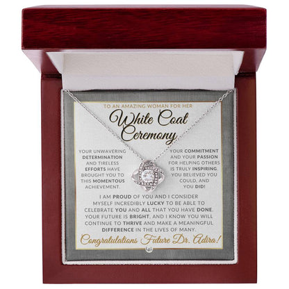 White Coat Ceremony Necklace - Liliana and Liam