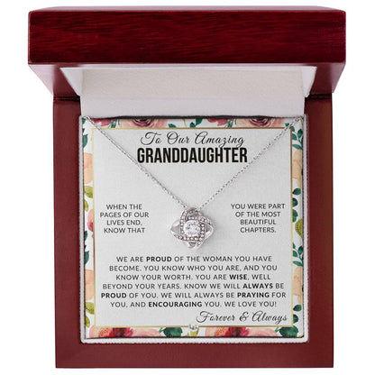 Gift For Our Granddaughter - The Best Part - Meaningful Granddaughter Gift For Her Birthday, Christmas or For Graduation - Liliana and Liam