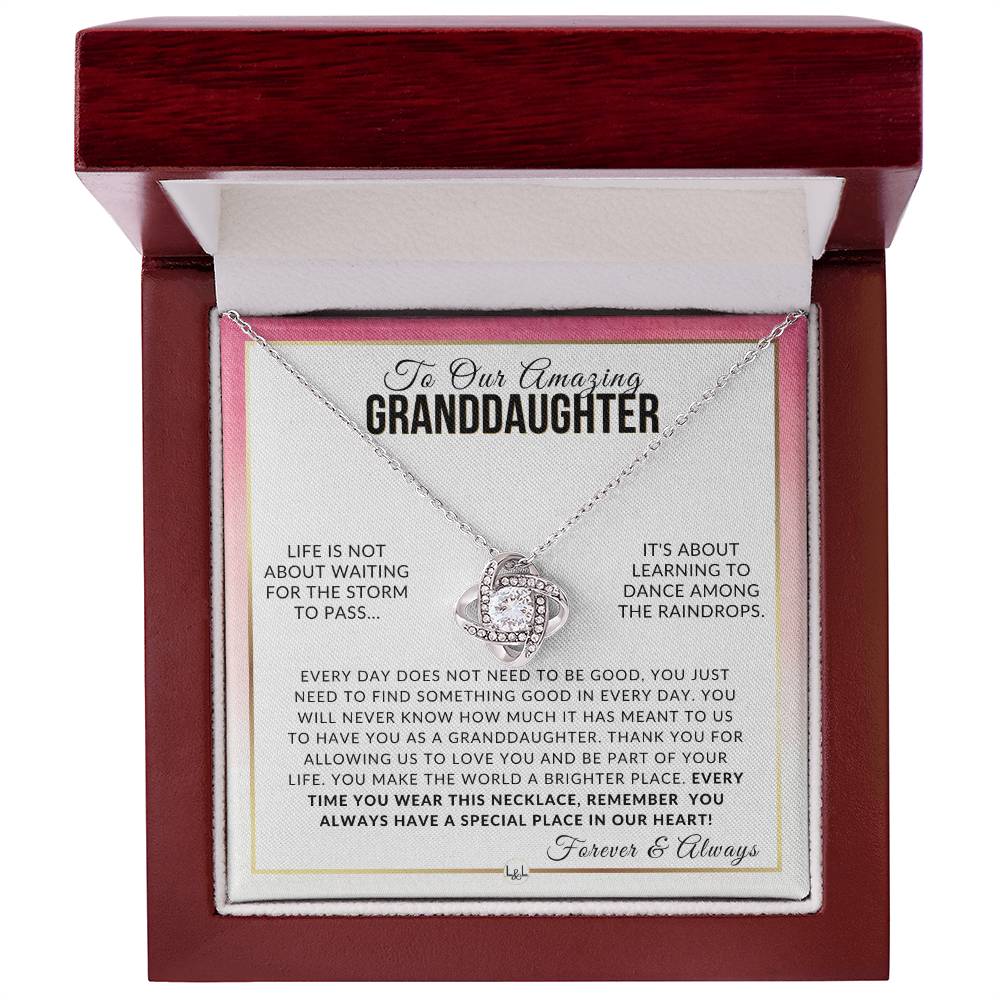 Gift For Our Granddaughter - Dance - Meaningful Granddaughter Gift For Her Birthday, Christmas or For Graduation - Liliana and Liam