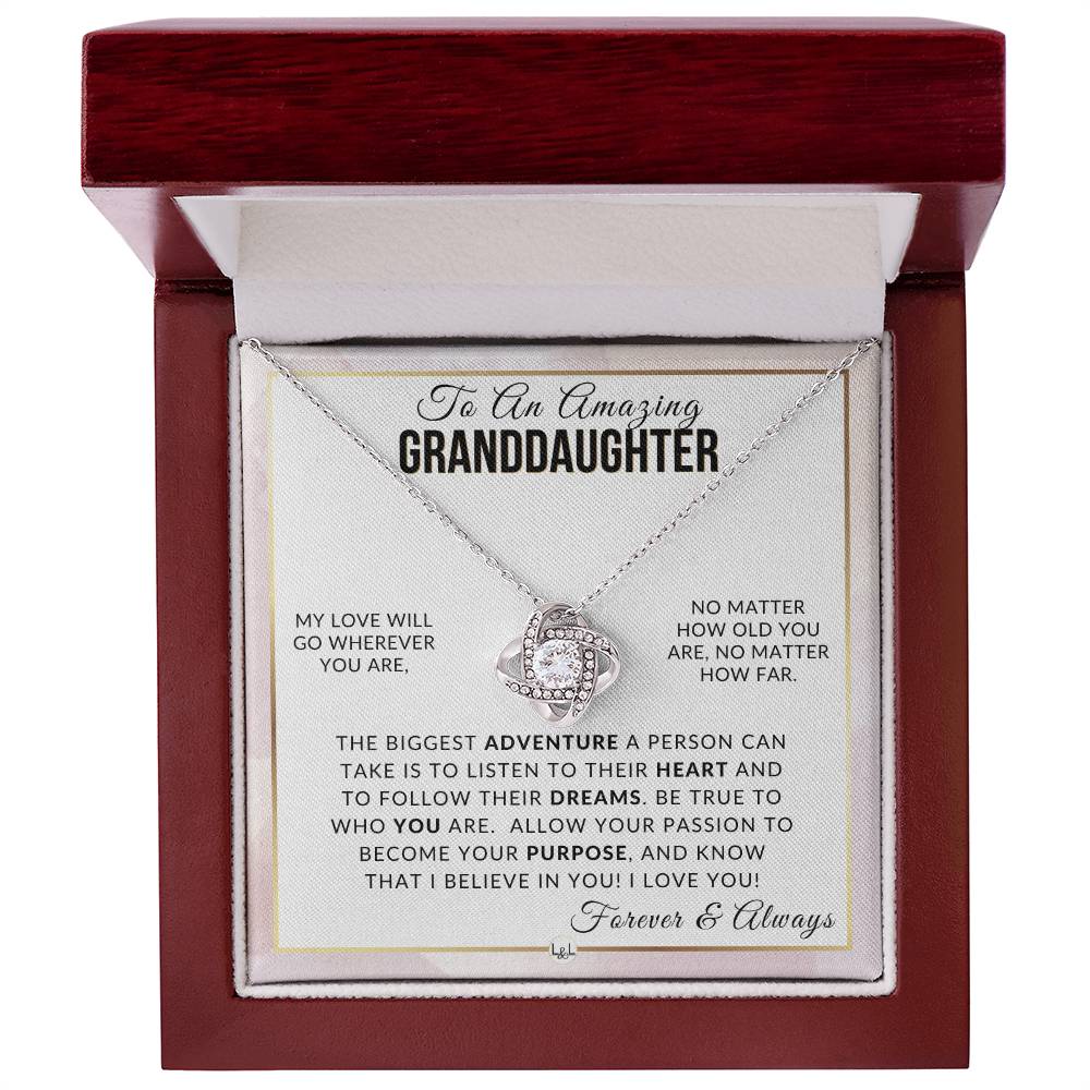Granddaughter Gift - Passion to Purpose - Meaningful Granddaughter Gift For Her Birthday, Christmas or For Graduation