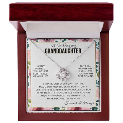 Granddaughter Gift - I Love You - Meaningful Granddaughter Gift For Her Birthday, Christmas or For Graduation - Liliana and Liam