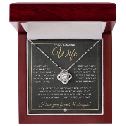 Surprise Gift For Wife - Pendant Necklace - Sentimental and Romantic Gift