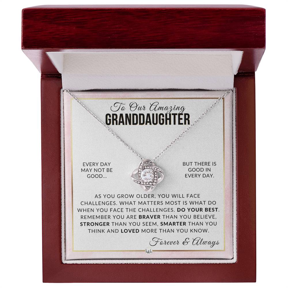 Gift For Our Granddaughter - Your Best - Meaningful Granddaughter Gift For Her Birthday, Christmas or For Graduation - Liliana and Liam