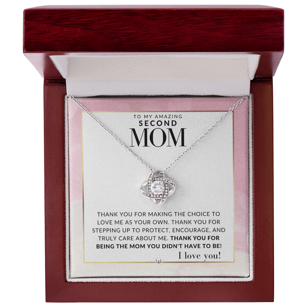 My Amazing Second Mom Necklace – Thank You for Loving Me as Your Own - Liliana and Liam
