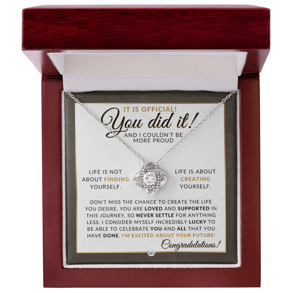 I Am Proud - Graduation Gift Idea For Her - Liliana and Liam