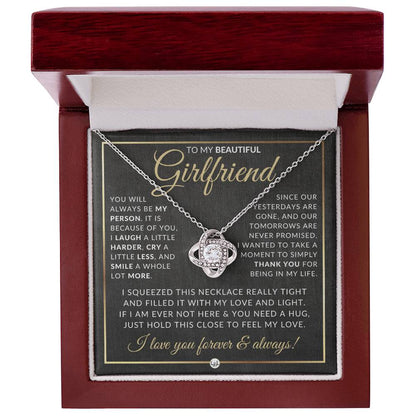 Gift For Girlfriend - Pendant Necklace - Sentimental and Romantic Christmas Gift, Valentine's Day, Birthday or Anniversary Present - Liliana and Liam