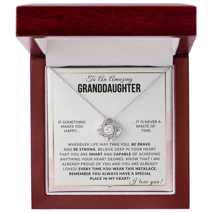Granddaughter Gift - Be Brave, Be Strong Meaningful Granddaughter Gift For Her Birthday, Christmas or For Graduation - Liliana and Liam