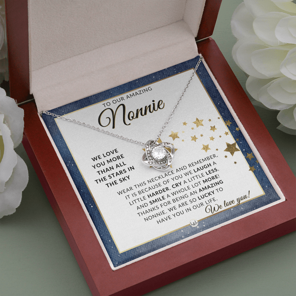 Our Nonnie Gift - Meaningful Necklace - Great For Mother's Day, Christmas, Her Birthday, Or As An Encouragement Gift