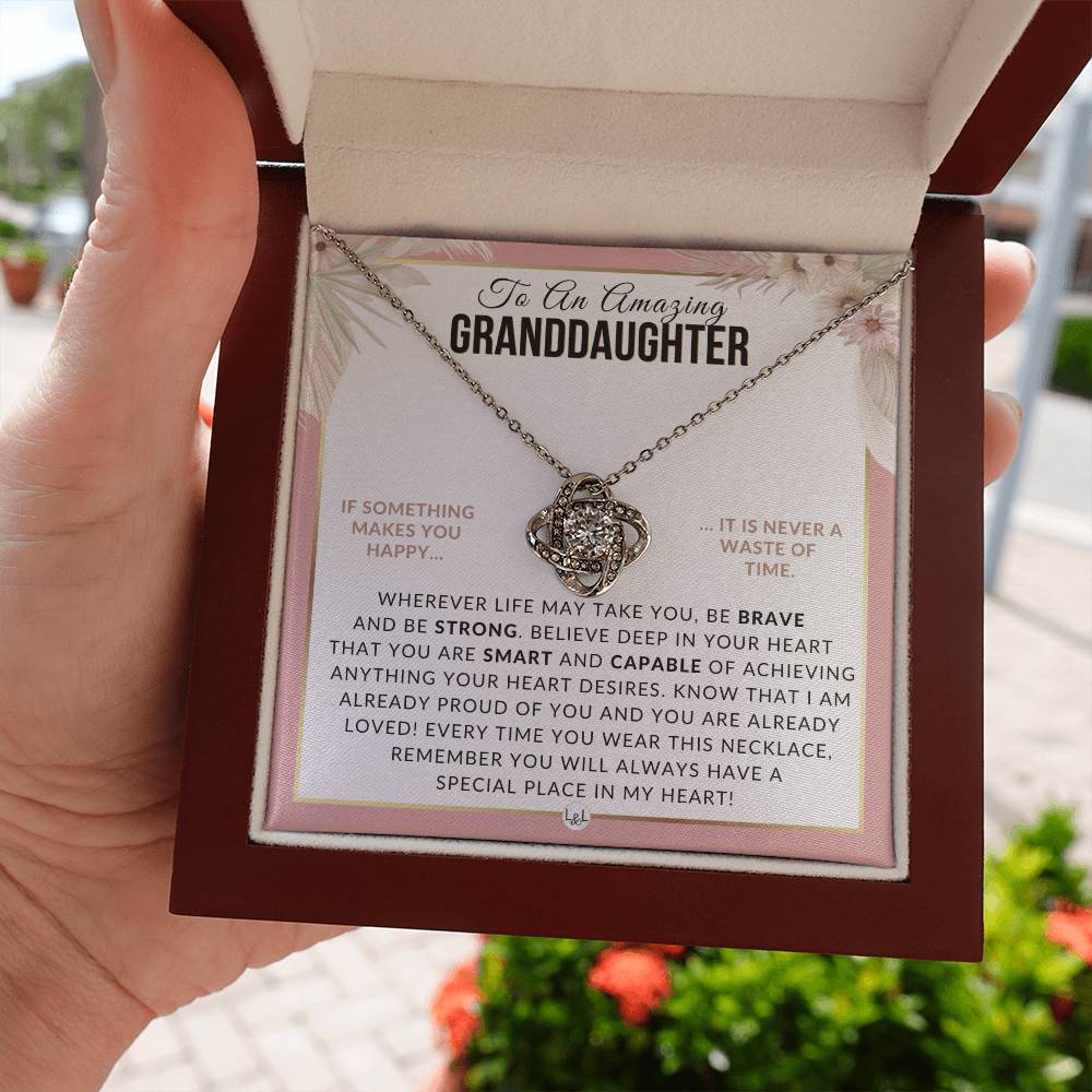 Granddaughter Gift - Special Place In My Heart - Meaningful Granddaughter Gift For Her Birthday, Christmas or For Graduation