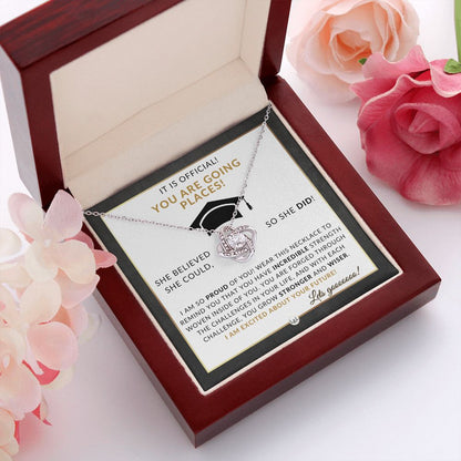 2023 Master's Degree Grad Gift For Her - Meaningful Milestone Necklace - 2023 Masters Program Graduation Gift For Her