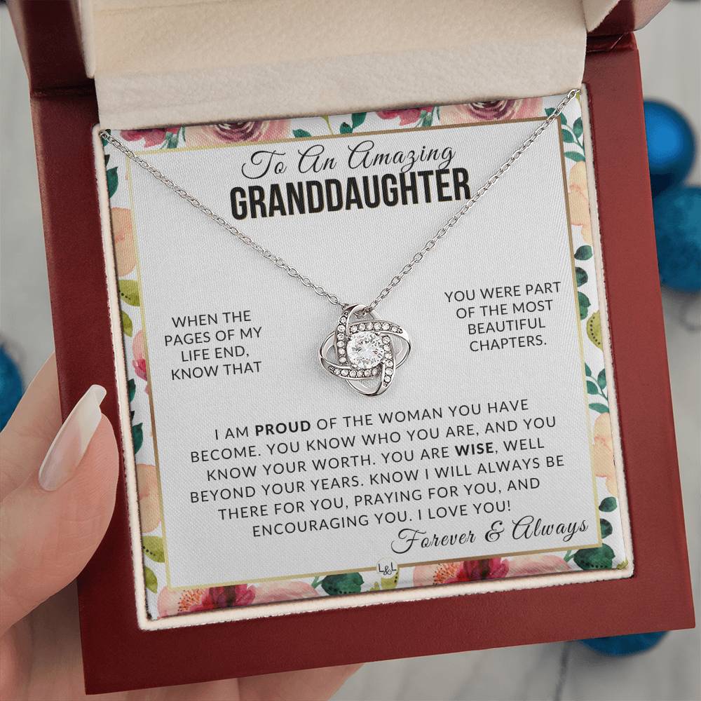 Granddaughter Gift - The Best Part - Meaningful Granddaughter Gift For Her Birthday, Christmas or For Graduation