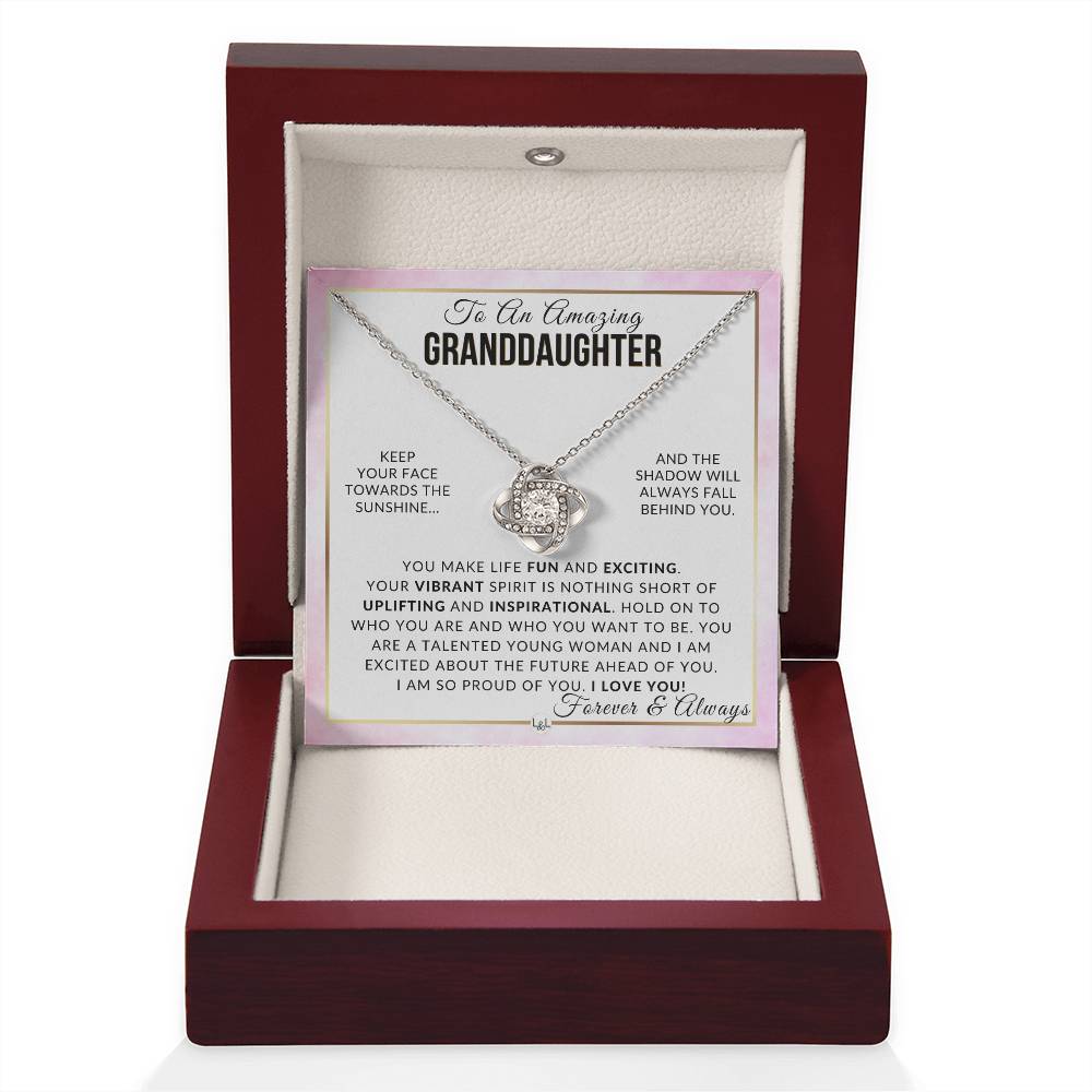 Granddaughter Gift - Stay True - Meaningful Granddaughter Gift For Her Birthday, Christmas or For Graduation