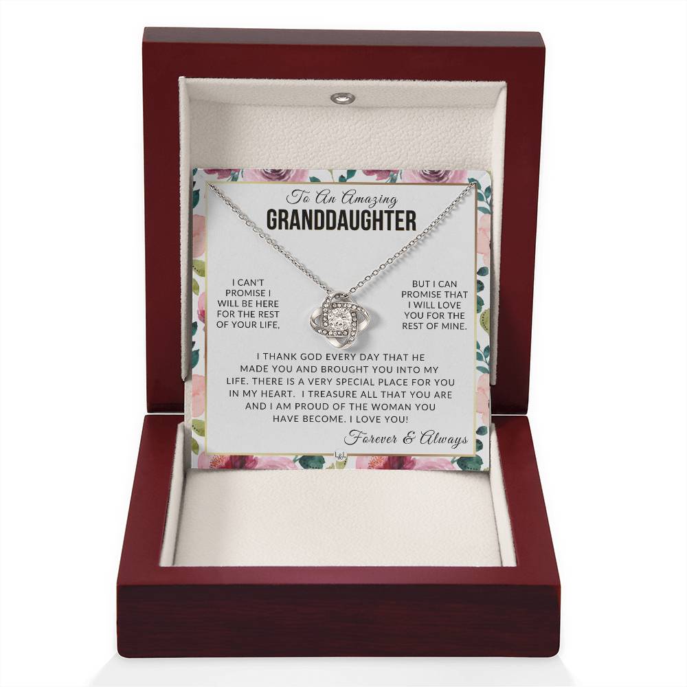 Granddaughter Gift - I Love You - Meaningful Granddaughter Gift For Her Birthday, Christmas or For Graduation