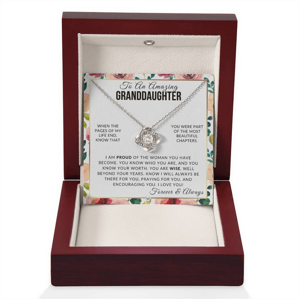Granddaughter Gift - The Best Part - Meaningful Granddaughter Gift For Her Birthday, Christmas or For Graduation