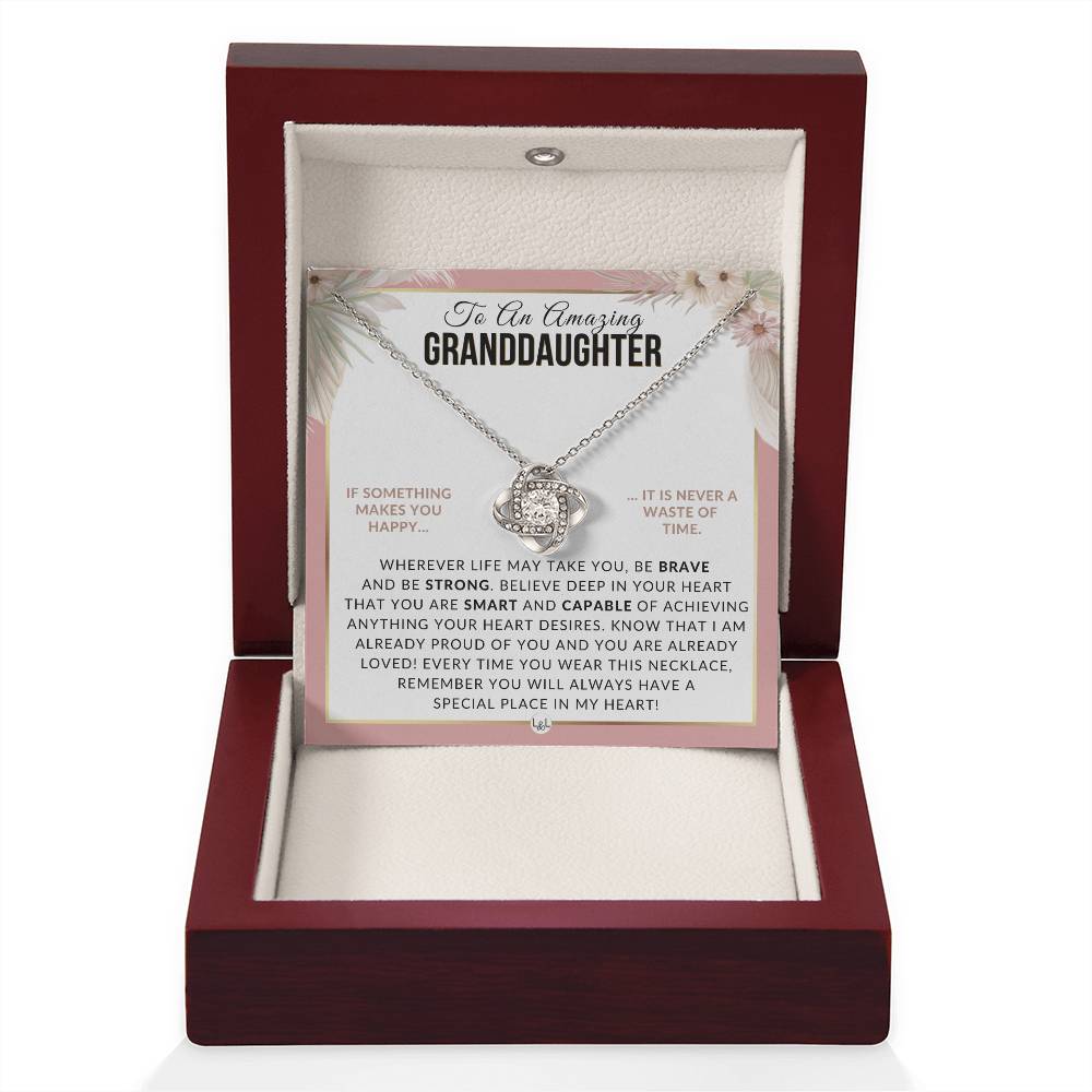 Granddaughter Gift - Special Place In My Heart - Meaningful Granddaughter Gift For Her Birthday, Christmas or For Graduation