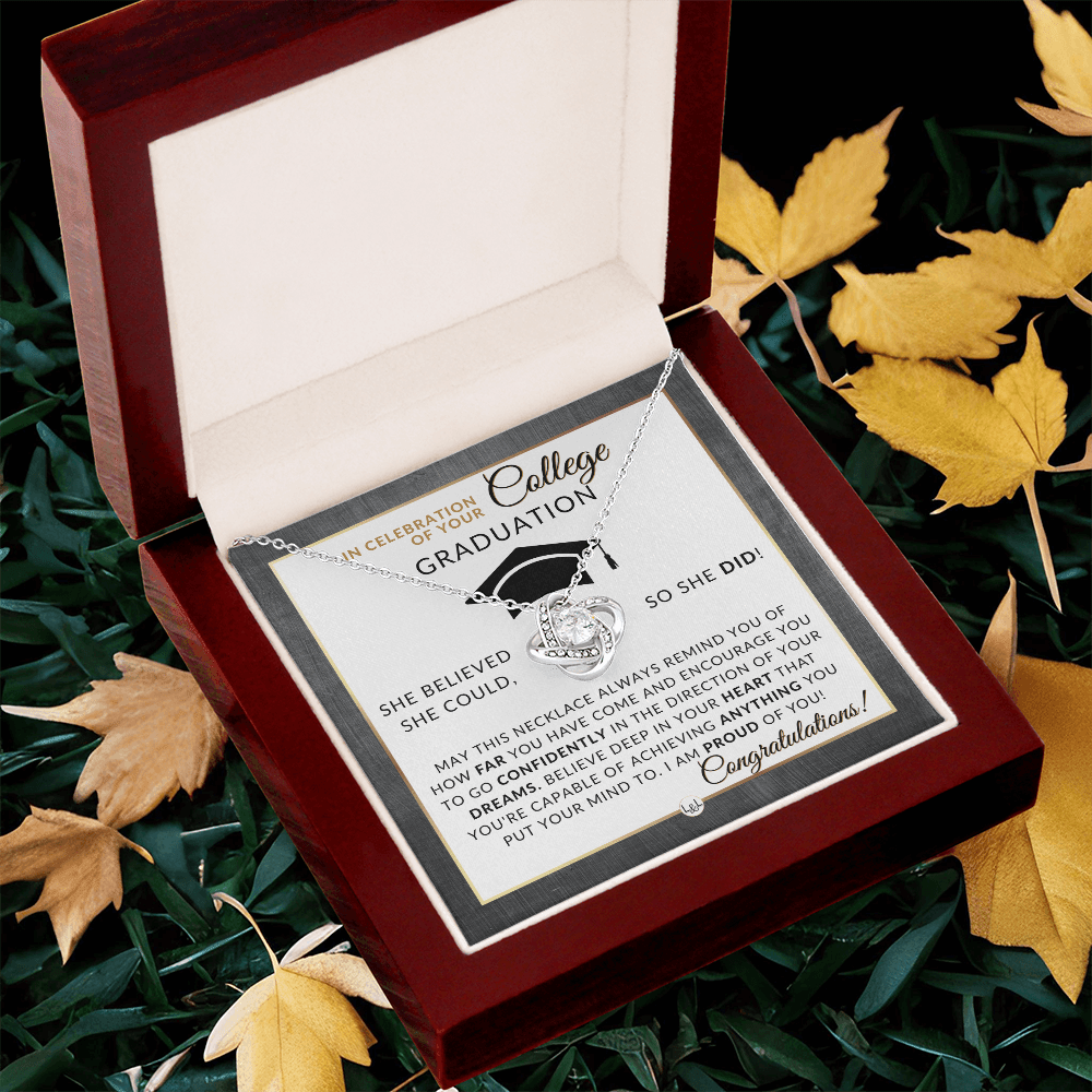College Graduation Gift For Her - Meaningful Milestone Necklace - Graduation Gift For Her