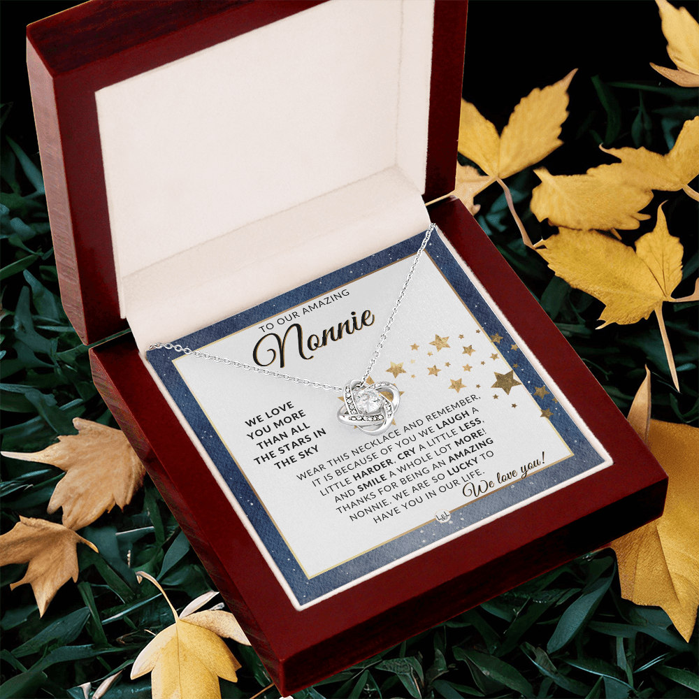 Our Nonnie Gift - Meaningful Necklace - Great For Mother's Day, Christmas, Her Birthday, Or As An Encouragement Gift