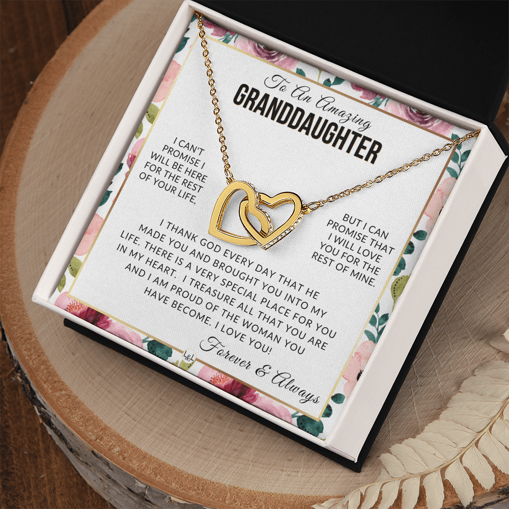 Granddaughter Gift - I Love You - Meaningful Granddaughter Gift For Her - Liliana and Liam