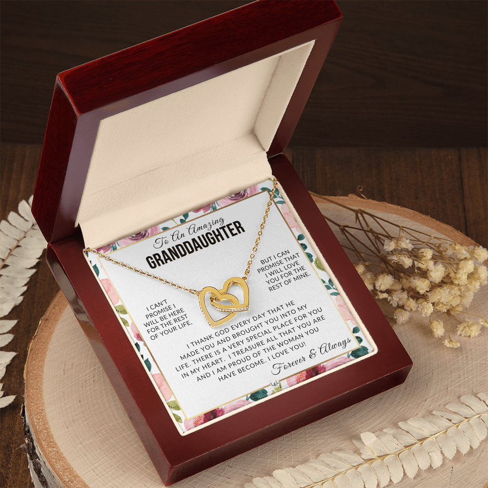 Granddaughter Gift - I Love You - Meaningful Granddaughter Gift For Her - Liliana and Liam