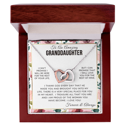 Granddaughter Gift - I Love You - Meaningful Granddaughter Gift For Her - Liliana and Liam