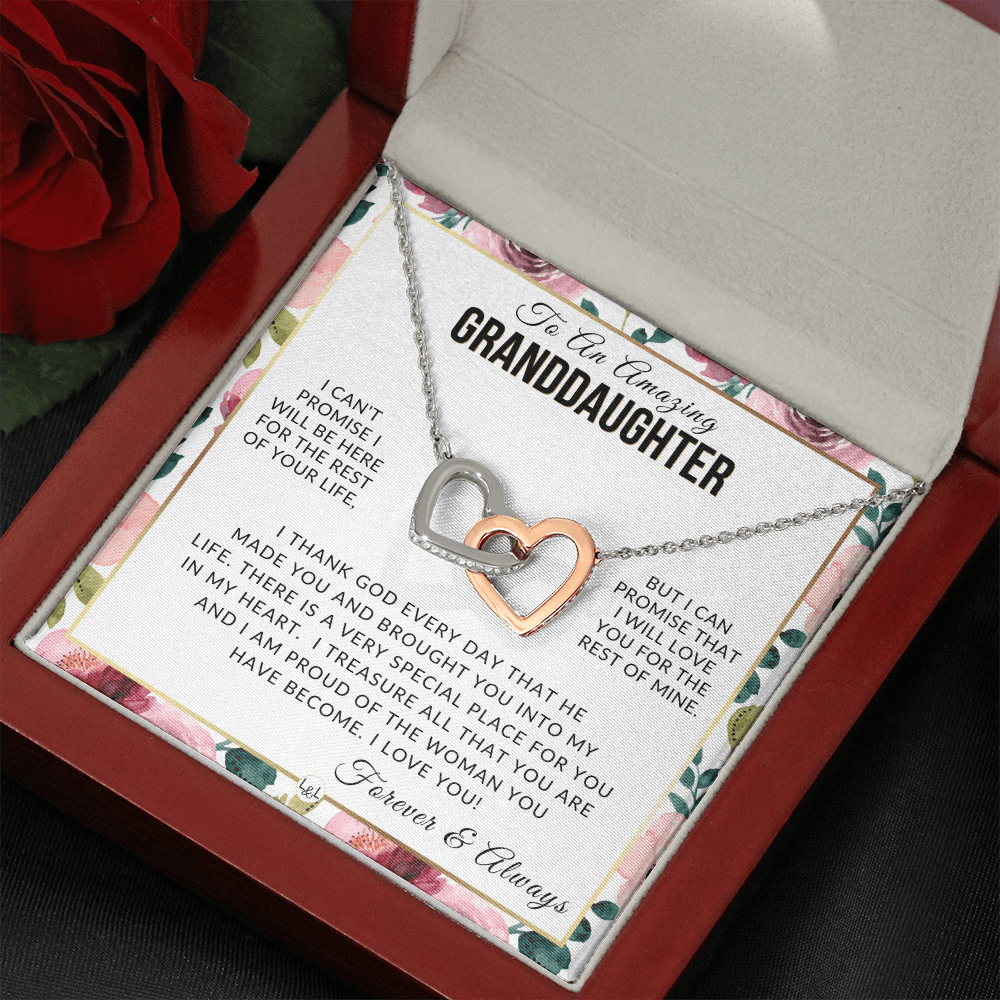 Granddaughter Gift - I Love You - Meaningful Granddaughter Gift For Her - Liliana and Liam