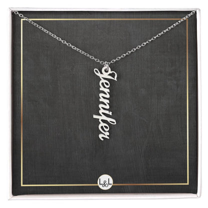 Multiple Vertical Names - Custom Name Necklace