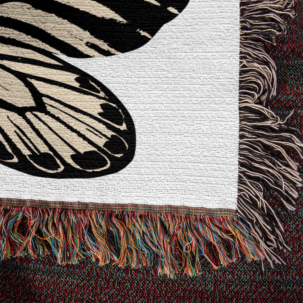 Luxurious Woven Heirloom Blanket - Cozy Comfort for Every Season - Gift of Encouragement - Christmas Present, Birthday Gift - Liliana and Liam