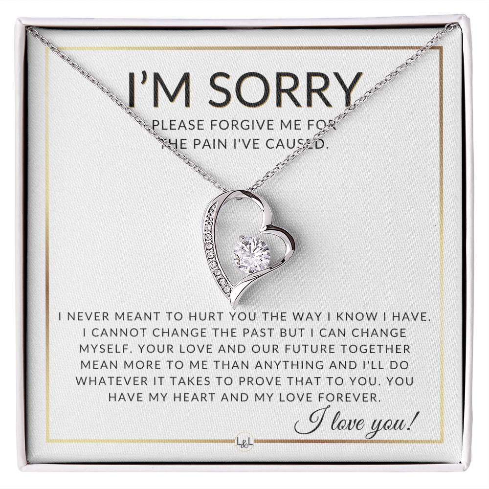 I Am Sorry Gift For Her - Please Forgive Me - Apology Gift For