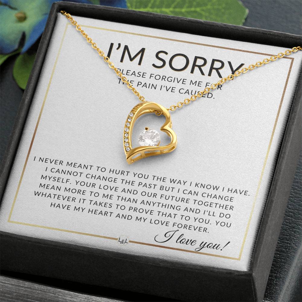 Girlfriend Necklace, Wife Necklace, I'M Sorry Gift, Apology Gift For P –  Rakva