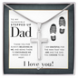 Father Who Stepped Up - Artisan Cross Necklace