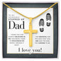 Father Who Stepped Up - Artisan Cross Necklace