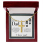 Father Who Stepped Up - Artisan Cross Necklace