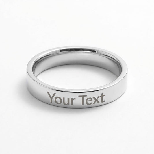 Personalized Engraved Women's Ring - Jewelry - Personalized Gift