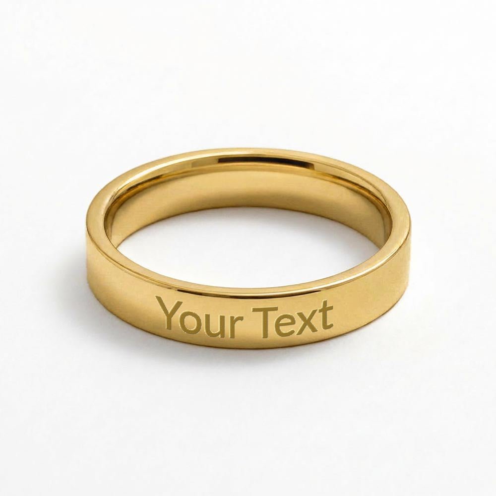 Personalized Engraved Women's Ring - Jewelry - Personalized Gift