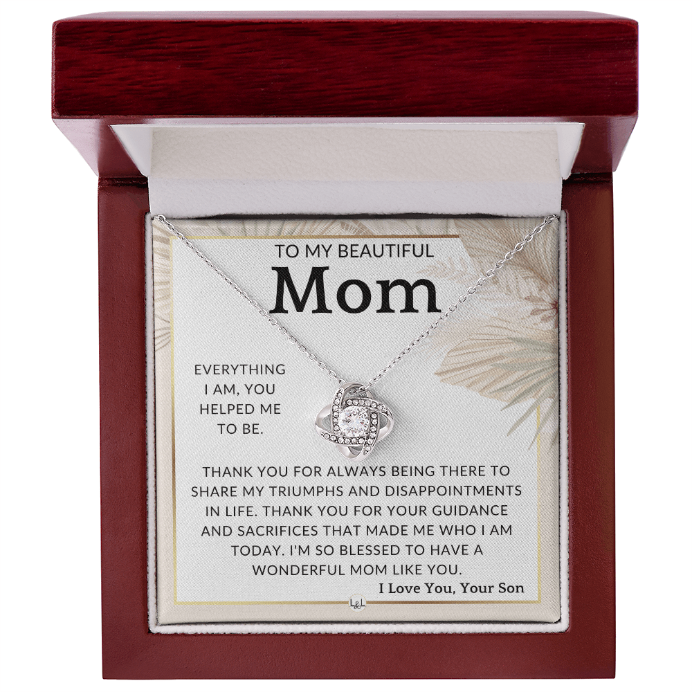 To my beautiful mom - love your son - Jewelry - Personalized Gift