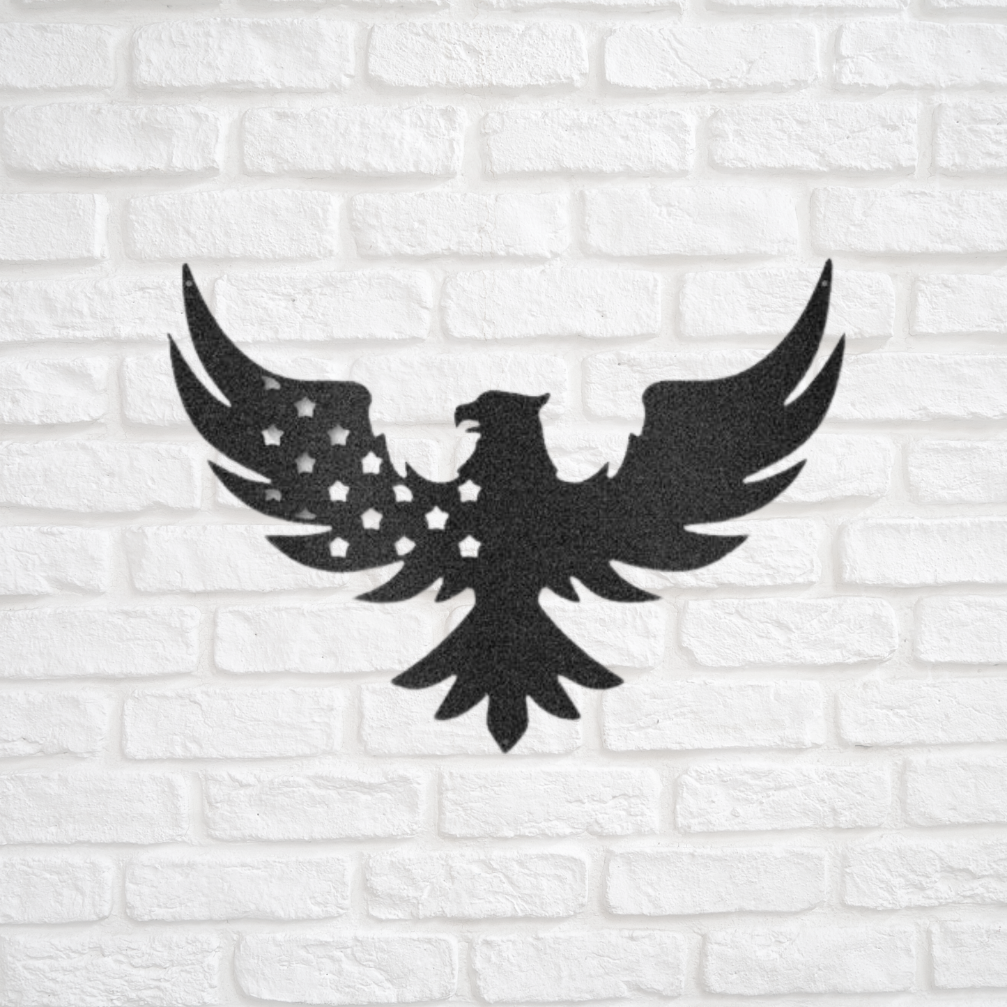 Patriotic Eagle - Metal Wall Art - American Flag, Patriotic Decoration, Patriotic Sign, 4th of July Wreath