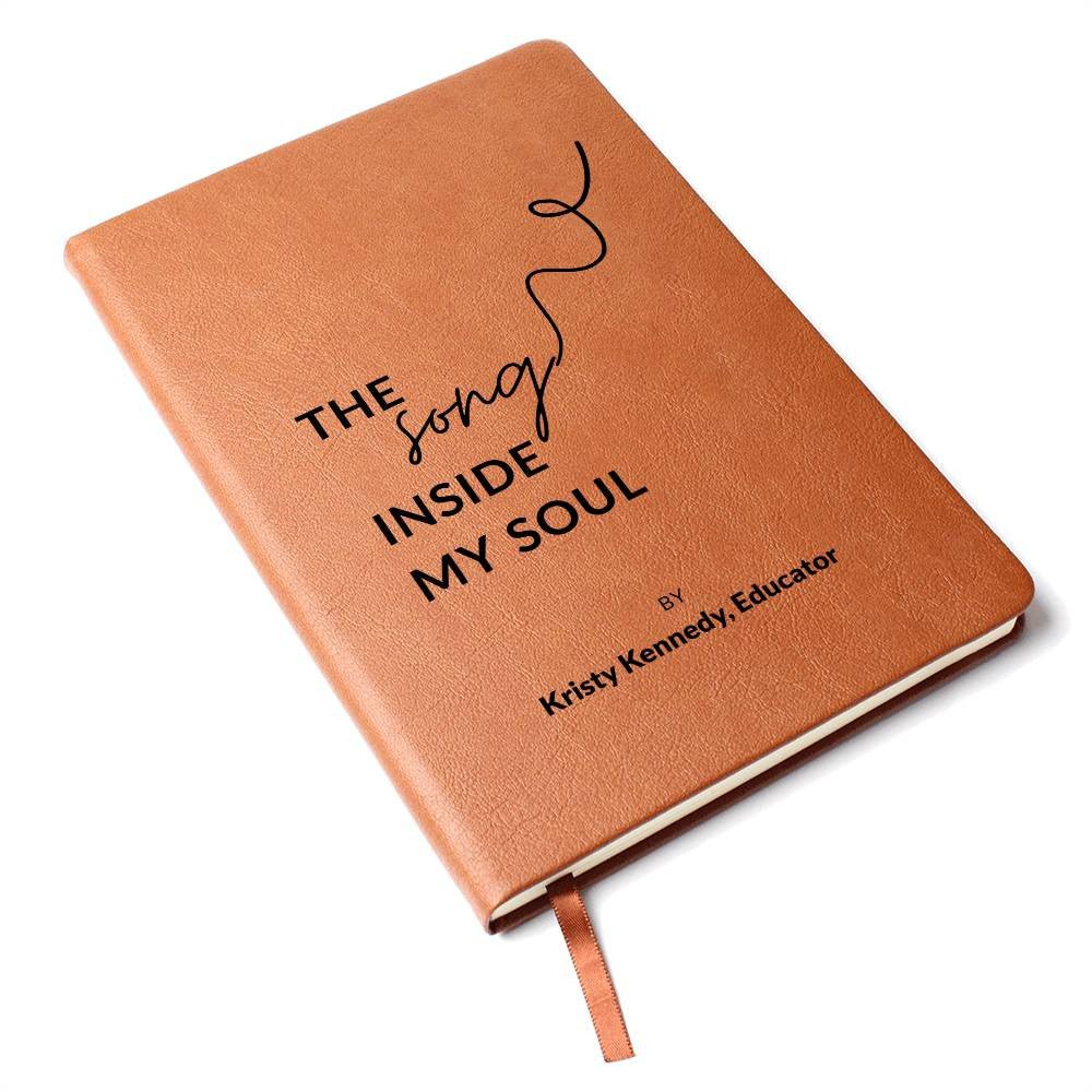 Lyric Notebook - Custom Leather Journal - Liliana and Liam