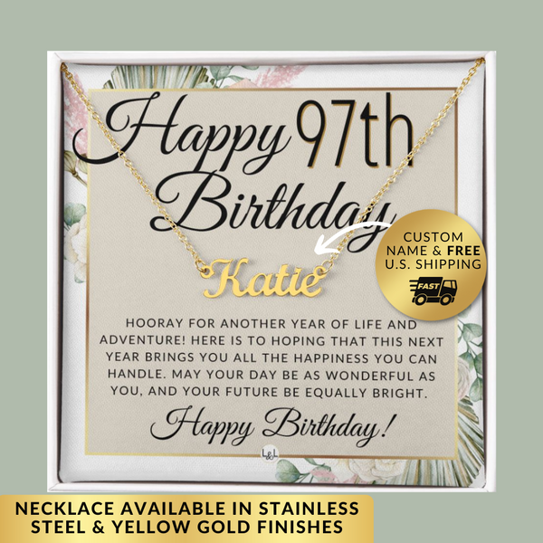 What to buy a 97 year old woman for online her birthday