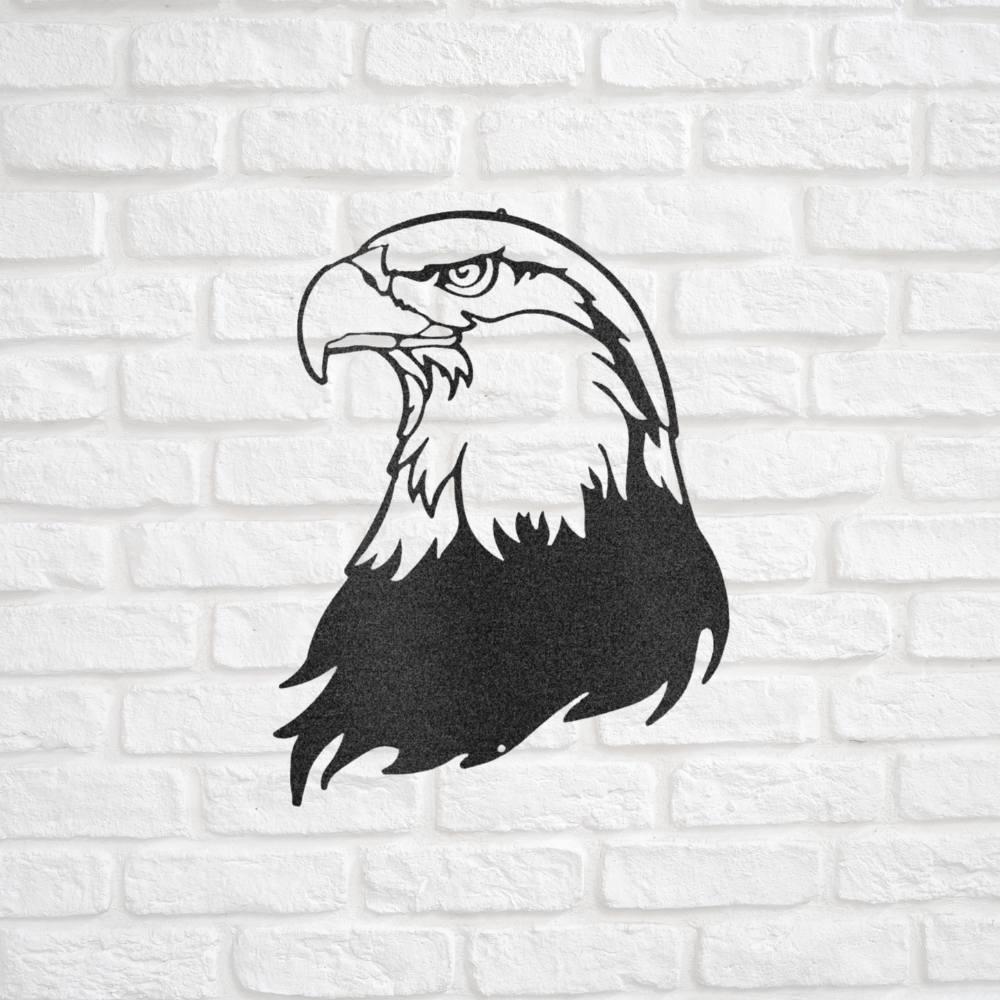 Bald Eagle Head - Custom Metal Wall Art - Patriotic Decoration, Patriotic Sign, 4th of July Wreath