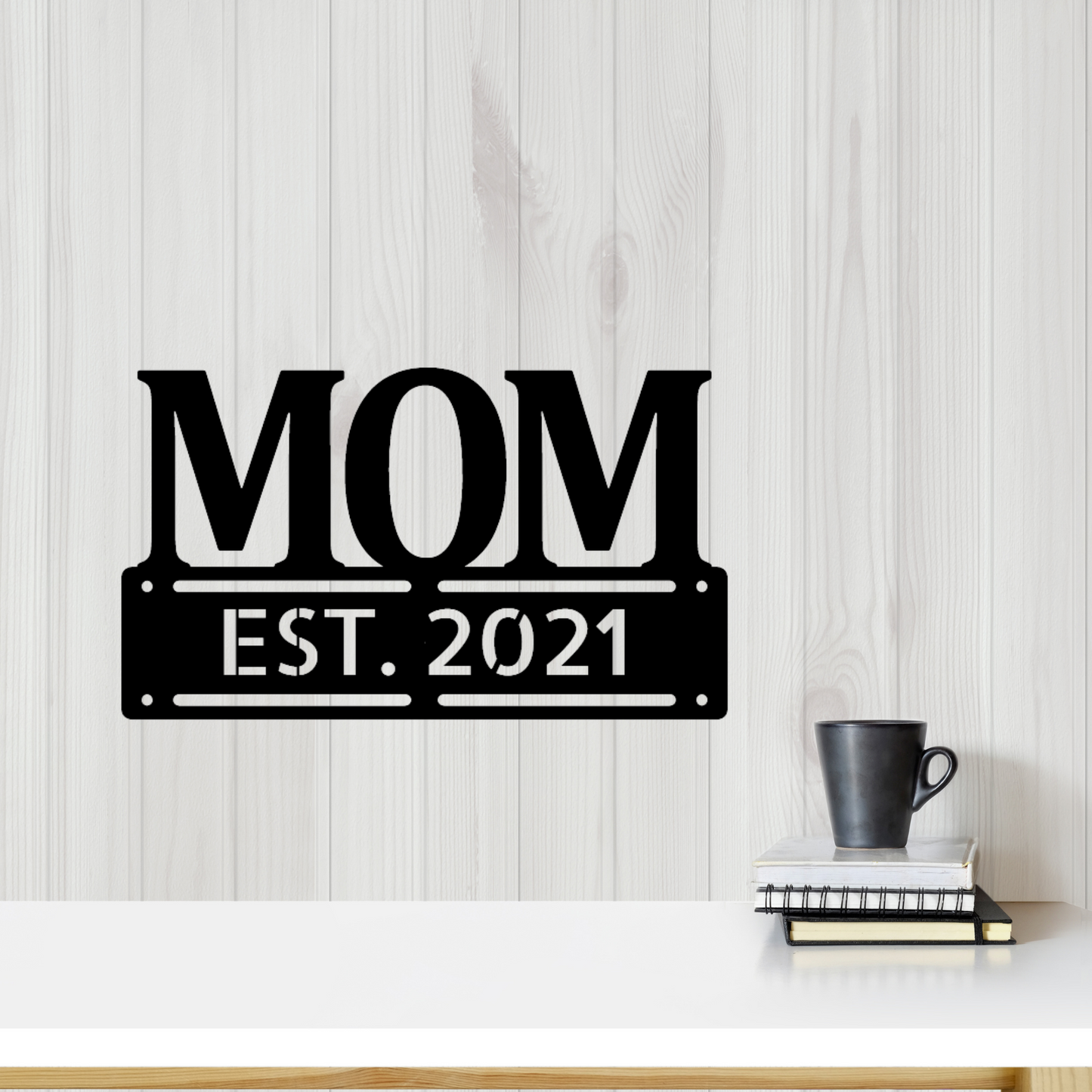 Personalized Metal Sign for Mom, Sign for Mom, Gift for New Mom, Custom Made Sign, Metal Wall Art, Gift for Mother, Personalized Gift for Momma, Solid